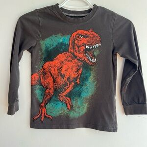Carter's Dinosaur Long Sleeve Tee Kids size 6 100% cotton